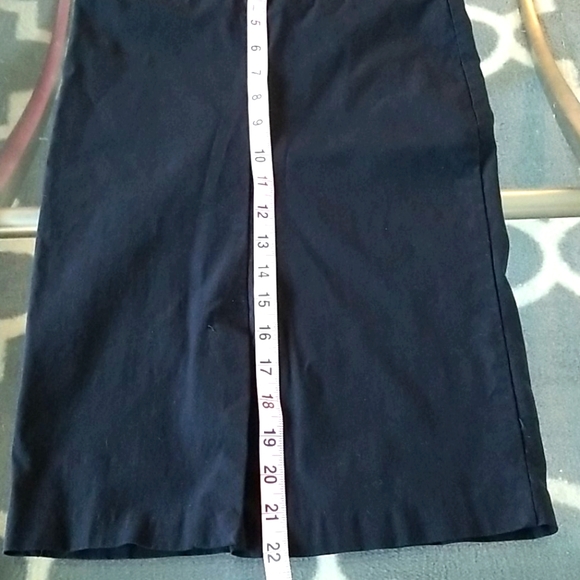 Black Pull On Pencil Skirt - Picture 4 of 6